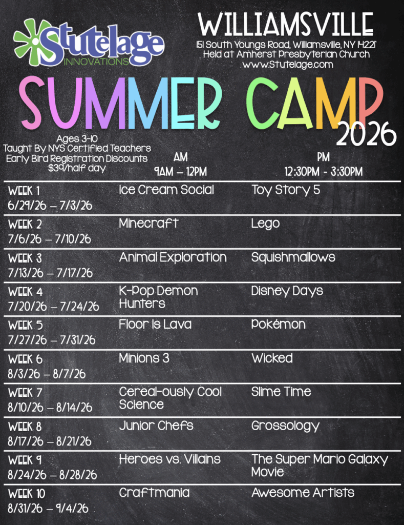 Stutelage Williamsville Summer Camp 2026